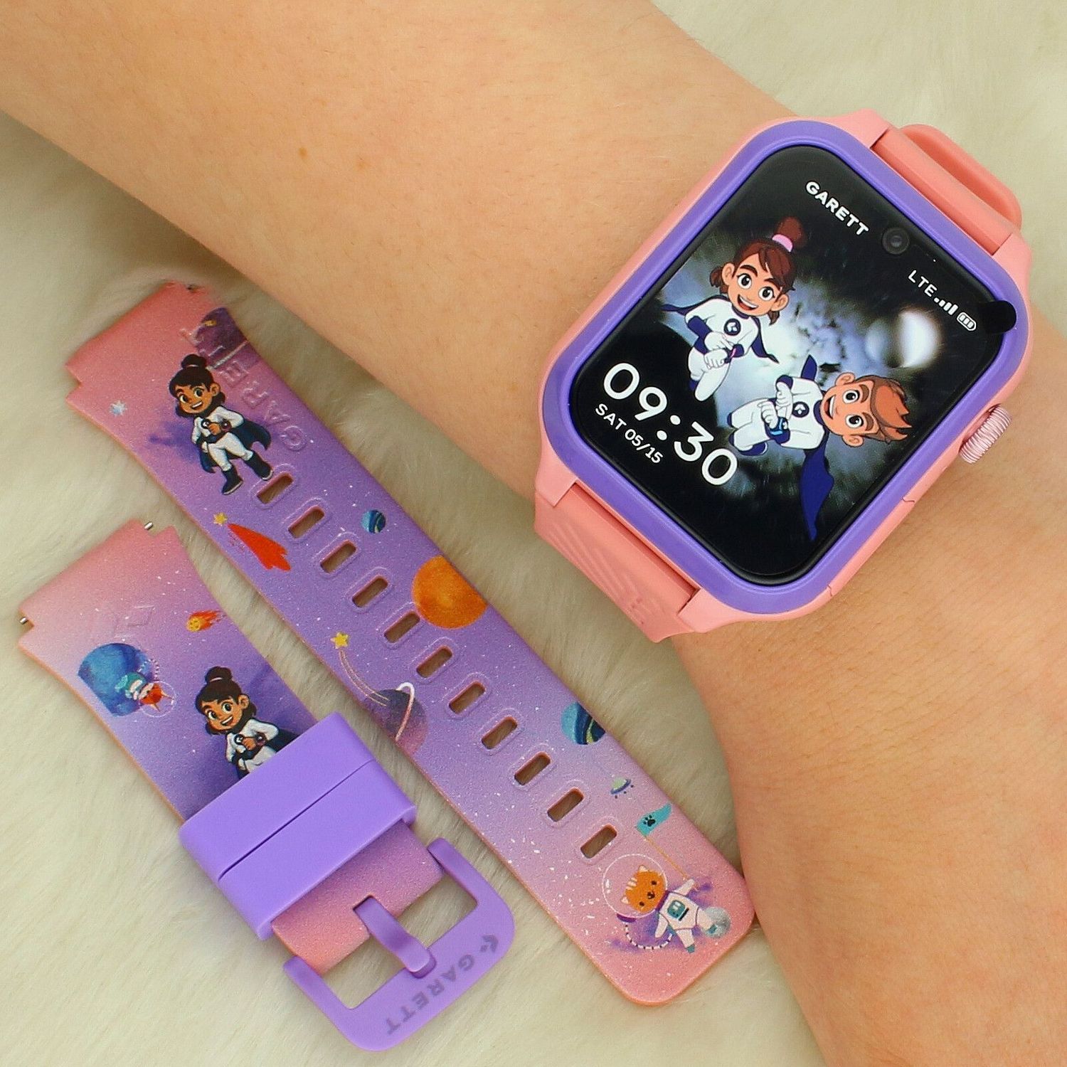 Garett Kids Essa GO 2 AI 4G Różowy  Smartwatch dla dzieci z GPS, AI i WhatsApp (2).jpg